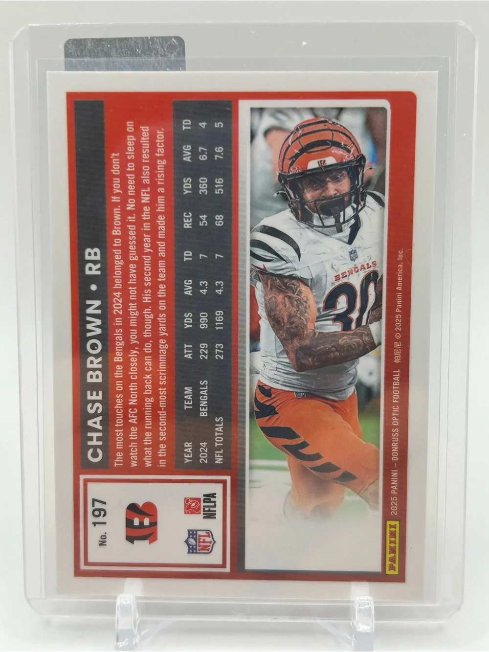 Chase Brown Cincinnati Bengals Football Card 🏈